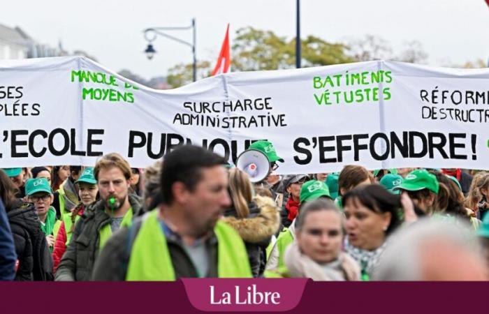 Huelga de profesores francófonos el 26 de noviembre: “No son las clases, sino escuelas enteras las que tendrán que cerrar”