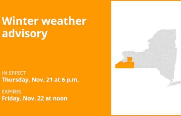 Clima de Nueva York: Nueva York bajo aviso de clima invernal hasta el viernes al mediodía