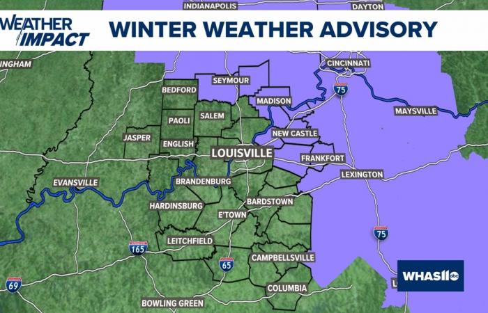 ¿Va a nevar hoy? | El tiempo en Louisville, Kentucky