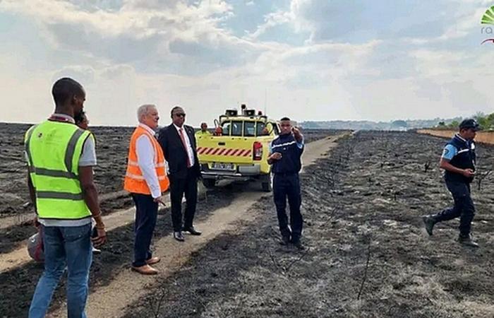 Un incendio en la pista del aeropuerto de Ivato destruye seis aviones