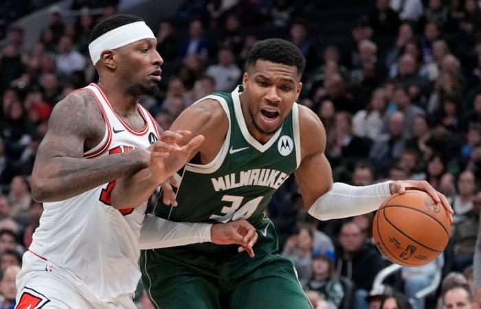 Los Chicago Bulls caen ante los Milwaukee Bucks y Giannis tiene 41 puntos