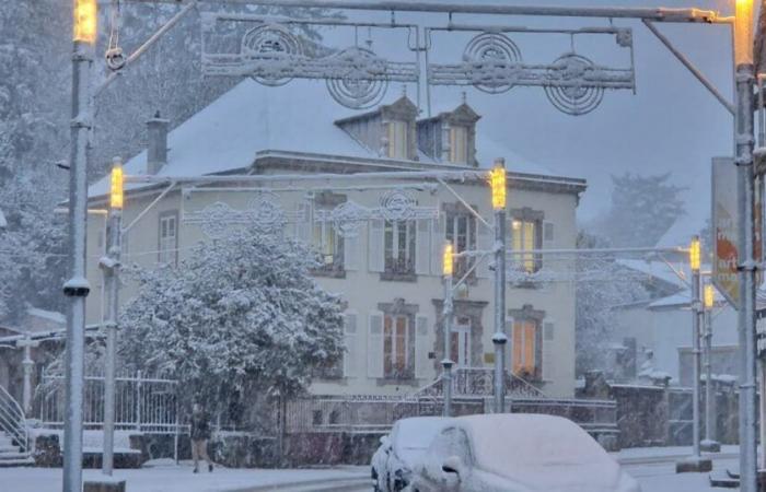 Fotos. Ya sea en Vittel o en otros lugares, la nieve cubre toda la llanura de los Vosgos