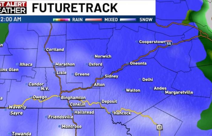 Llega la primera tormenta de nieve de la temporada