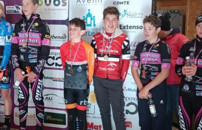 Creusot Cyclisme: Hugo Antunes en el podio del Challenge regional de ciclocross