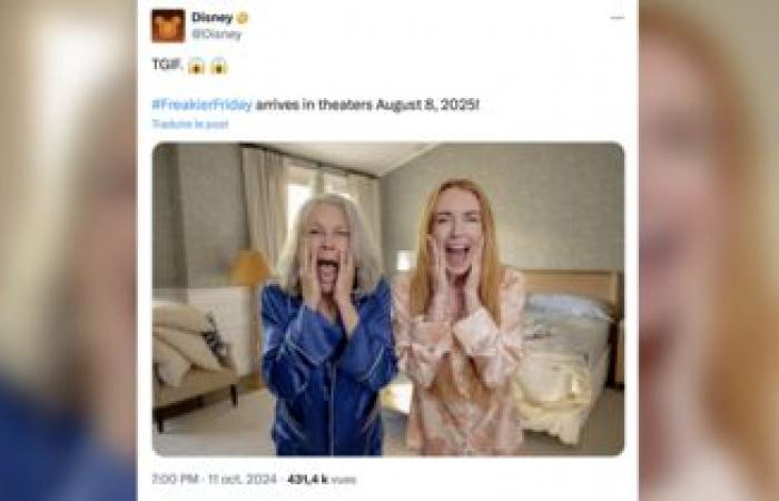 Lindsay Lohan y Lacey Chabert recrean una escena icónica de la película (VIDEO)