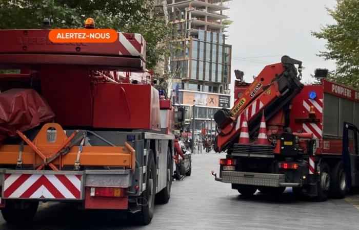 “Gran presencia de emergencia”, “acceso cerrado”: ​​¿qué pasó en la estación de metro De Brouckère?