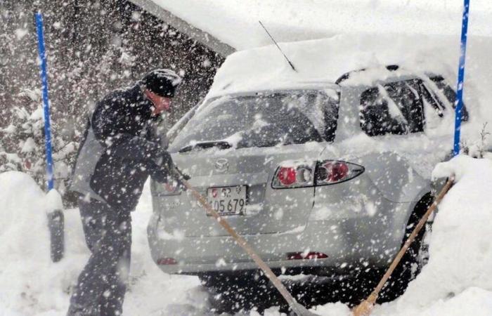 25 centímetros o más en las tierras bajas: estas regiones ahora se ahogan en una nieve sin precedentes