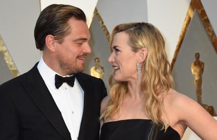 Leonardo DiCaprio y Kate Winslet intercambian una bofetada a 27 años del Titanic (Video)