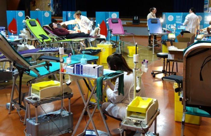 Biars-sur-Cère. Una campaña de donación de sangre muy decepcionante.