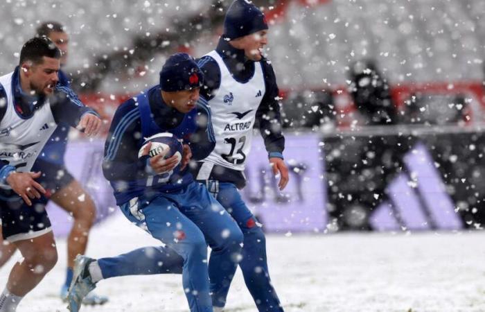 Imágenes de Île-de-France bajo la nieve.