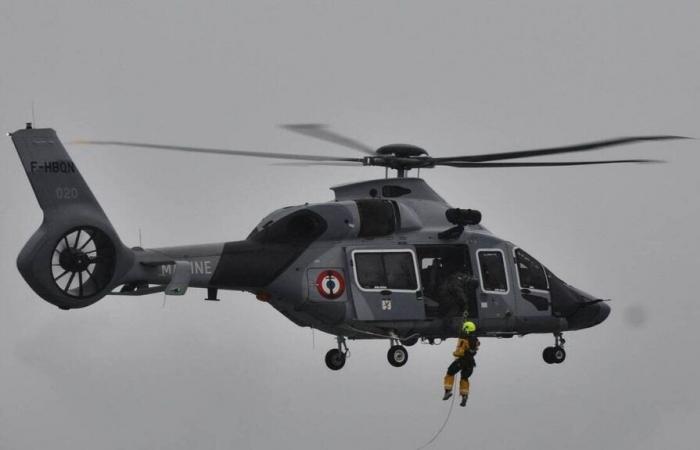 Un pescador enfermo evacuado frente a la costa de Calvados