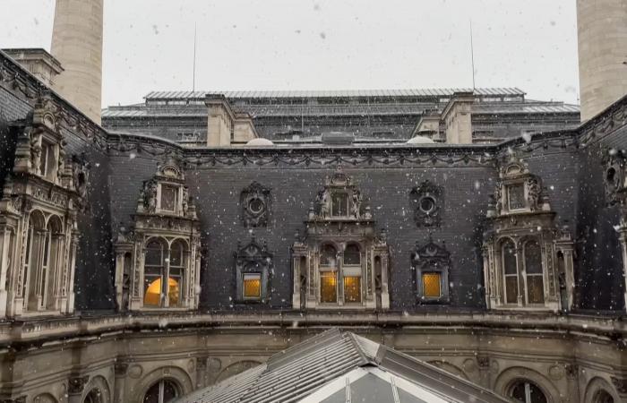 En Montmartre, en el Palacio de Versalles… Imágenes de Île-de-France bajo la nieve