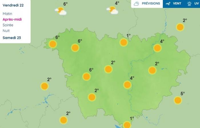 Qué te depara el tiempo este viernes en Alto Loira