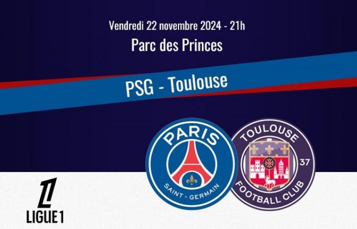 Partido: Reveladas las composiciones oficiales del PSG/Toulouse