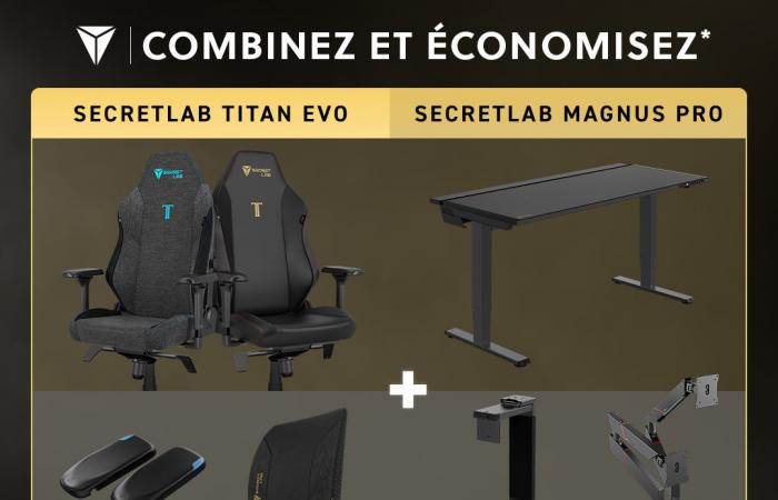 Secretlab vende sus sillas y escritorios gaming para Black Frida