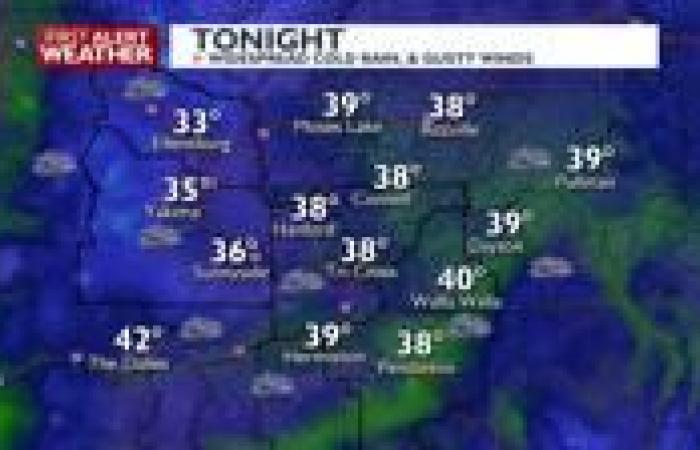 El sistema meteorológico activo trae lluvia, viento y nieve a la región noroeste del Pacífico esta noche | Noticias