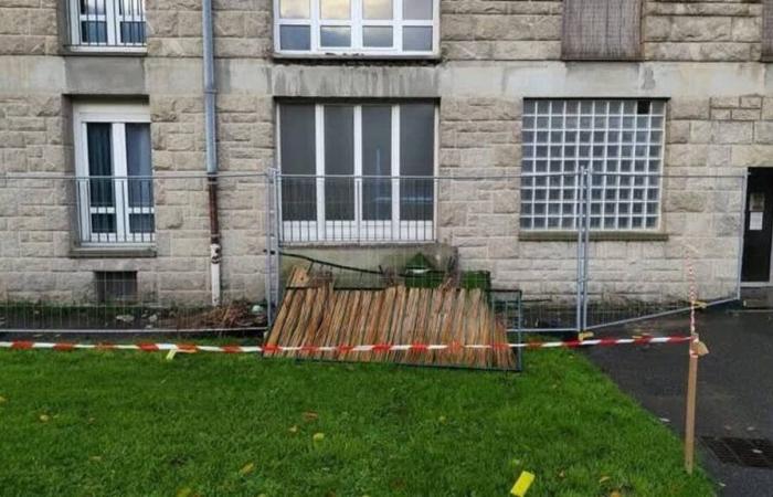 Los balcones se derrumban en esta gendarmería de Ille-et-Vilaine