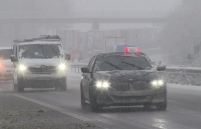 Gran choque en la A84, tráfico complicado en el Canal Sur