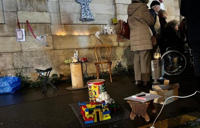 “Echamos la casa”: manifestación frente a la prefectura de Côte-d’Or contra la expulsión de dos familias