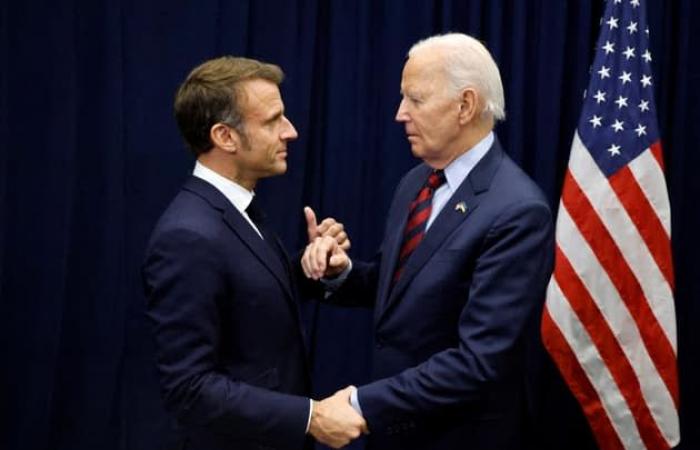 Joe Biden y Emmanuel Macron discuten un alto el fuego en el Líbano