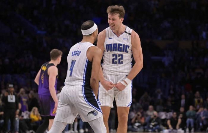 Franz Wagner del Magic hunde a los Lakers con un triple tardío