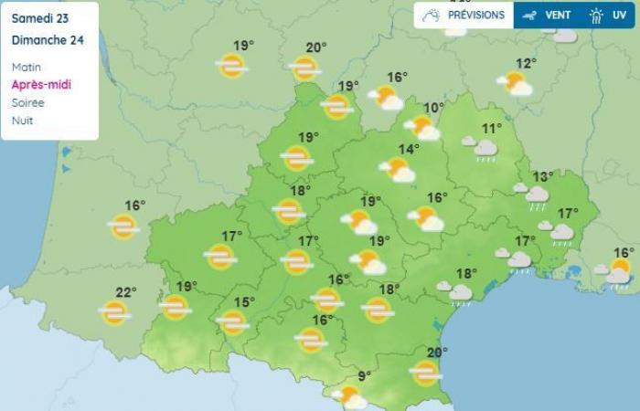 El tiempo de fin de semana en Occitania: regreso del sol, fuertes tempestades y vientos del sur… ¡hasta 25°C al pie de los Pirineos!