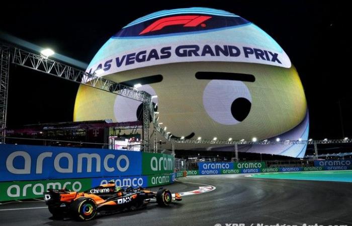 Fórmula 1 | Las Vegas, FP1: Hamilton logra un doblete de Mercedes F1