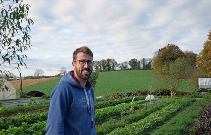 En los jardines de Amérian, Florian Soyer cultiva hortalizas biológicas