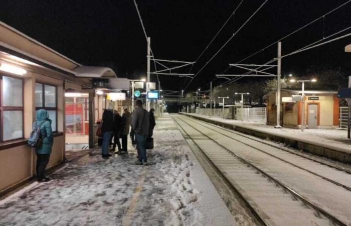 pasajeros refrigerados y abandonados a su suerte en una estación desierta en Normandía