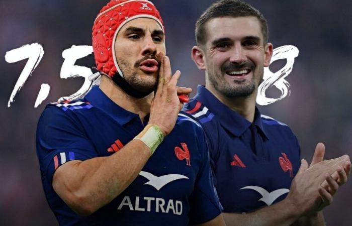 Los puntajes de los Bleus durante el Francia-Argentina (37-23): Thomas Ramos esencial, Gabin Villière insostenible