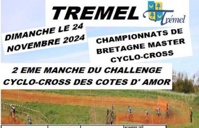 Trémel 24 de noviembre de 2024 participantes de ciclocross