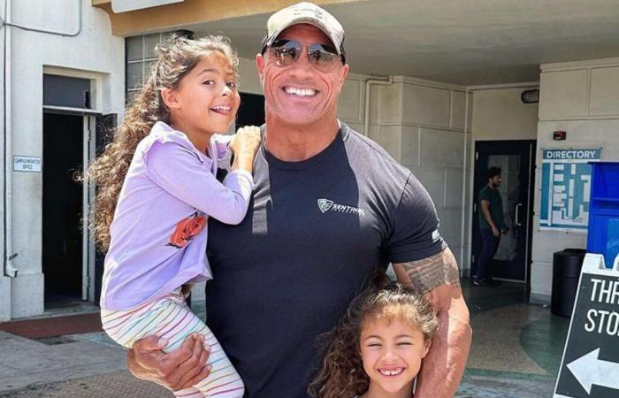 Dwayne Johnson impresionado por el trabajo de doblaje de sus hijas en ‘Moana 2’