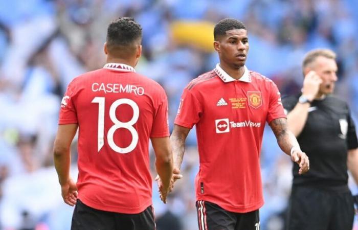 Rashford y Casemiro, la gran diatriba