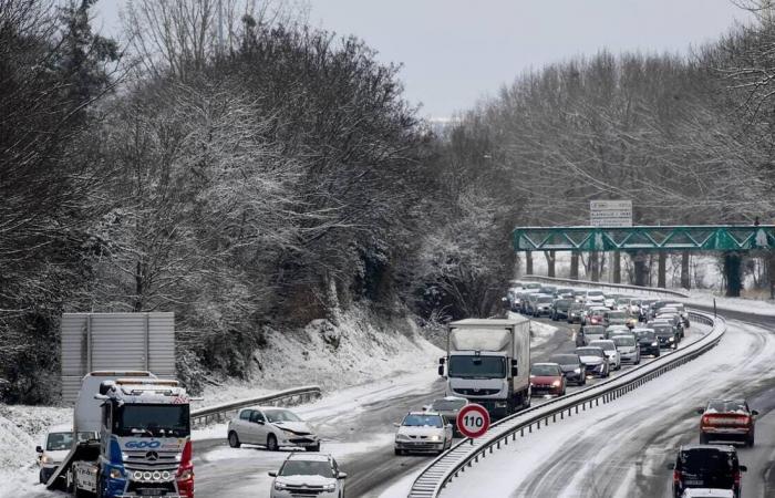 Condiciones del tráfico esta mañana en Normandía