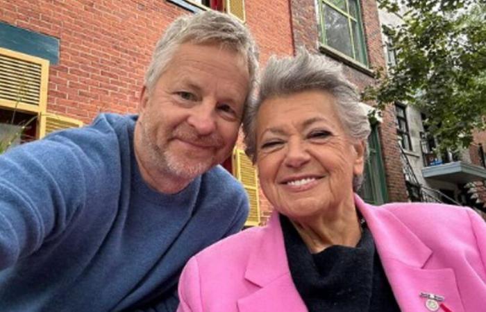 Ginette Reno sale y posa con André Robitaille para presentarnos su nuevo proyecto