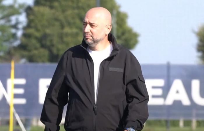 Gérard López pasando ante Saint-Malo/Burdeos