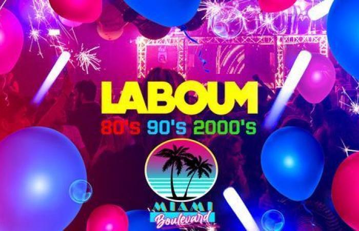 La fiesta del boom 80′ 90′ 2000′ – MIAMI BOULEVARD – París, 75001