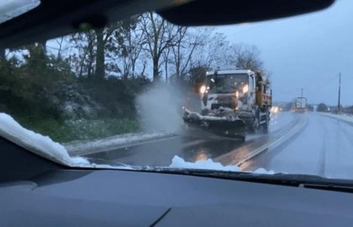 Tormenta Caetano. Hielo negro esta mañana en las carreteras bretonas