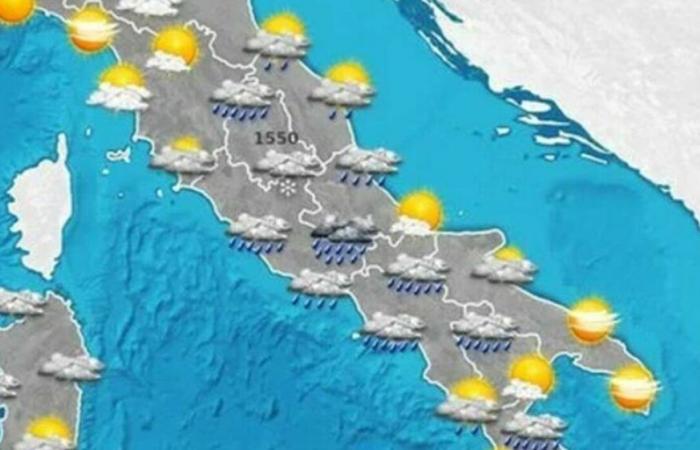 Tormentas y fuertes vientos en la región del Lacio