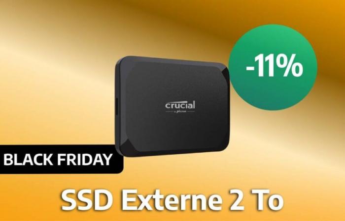 SSD externo: 2 TB a excelente precio gracias a esta oferta en el Crucial X9