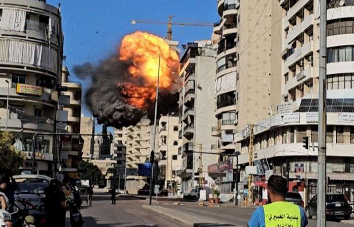 Conflicto en Oriente Medio: Israel bombardea los suburbios del sur de Beirut y se derrumba un edificio de 11 pisos