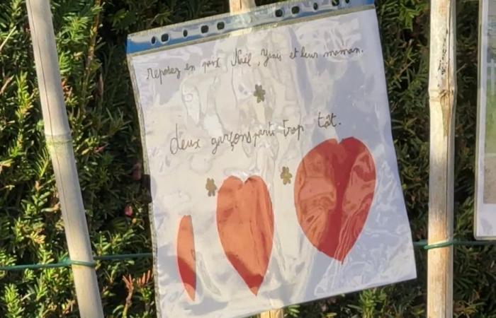 Una marcha blanca en homenaje a la madre y sus dos hijos de 8 y 10 años.