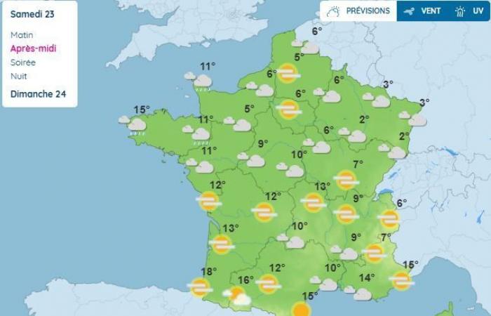 El tiempo de fin de semana en Occitania: regreso del sol, fuertes tempestades y vientos del sur… ¡hasta 25°C al pie de los Pirineos!