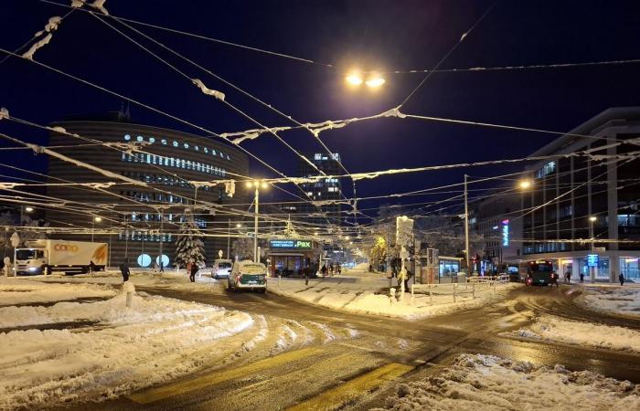 Basilea: Las nevadas provocan interrupciones en el tráfico en el BVB