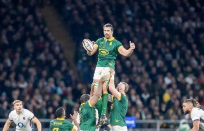 Etzebeth en los Springboks XV