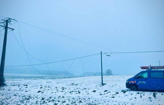 EN VIVO – Depresión de Caetano: 14.500 clientes siguen sin electricidad en Eure-et-Loir, se esperan de 2 a 3 cm de nieve esta mañana en Yvelines