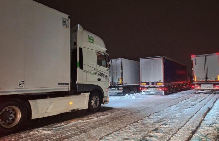 INFORME – Atascado en la A36 cerca de Montbéliard debido a la nieve