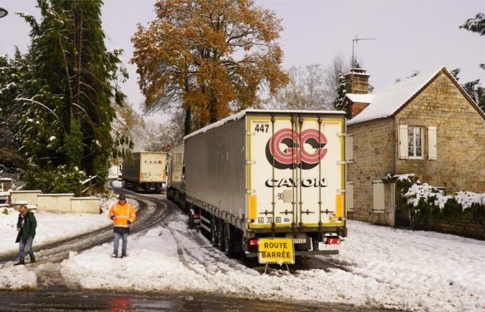 Náufragos en la carretera de Orne, testifican los camioneros Jean-François y Eric