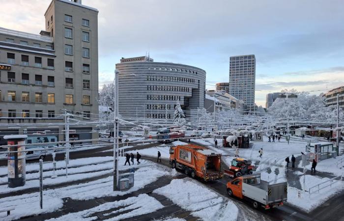 Basilea: Las nevadas provocan interrupciones en el tráfico en el BVB