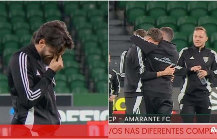 Los jugadores de Amarante lloran al pisar el campo de Alvalade: mira las imágenes – Sporting